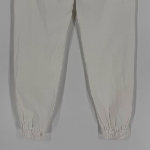 Vince Linen Tapered Pants in Cream | Size 0 - Picture 4 of 9